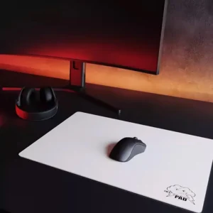Black And White Glass Mouse Pad Gaming Mouse Pad