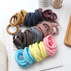 Girls Nylon Rubber Bands Elastic Hair Bands Hair Accessories