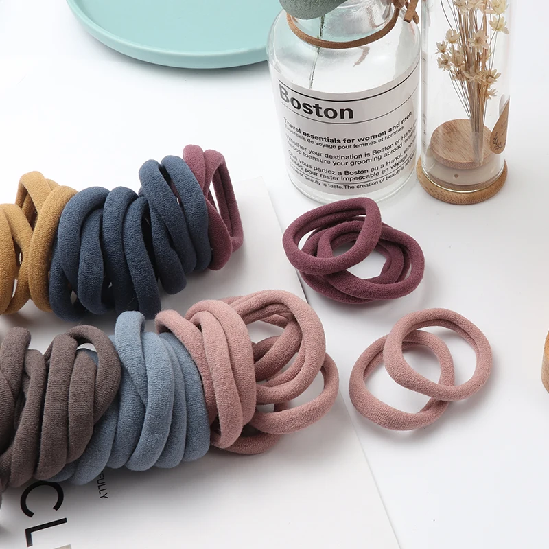 Girls Nylon Rubber Bands Elastic Hair Bands Hair Accessories - Image 5