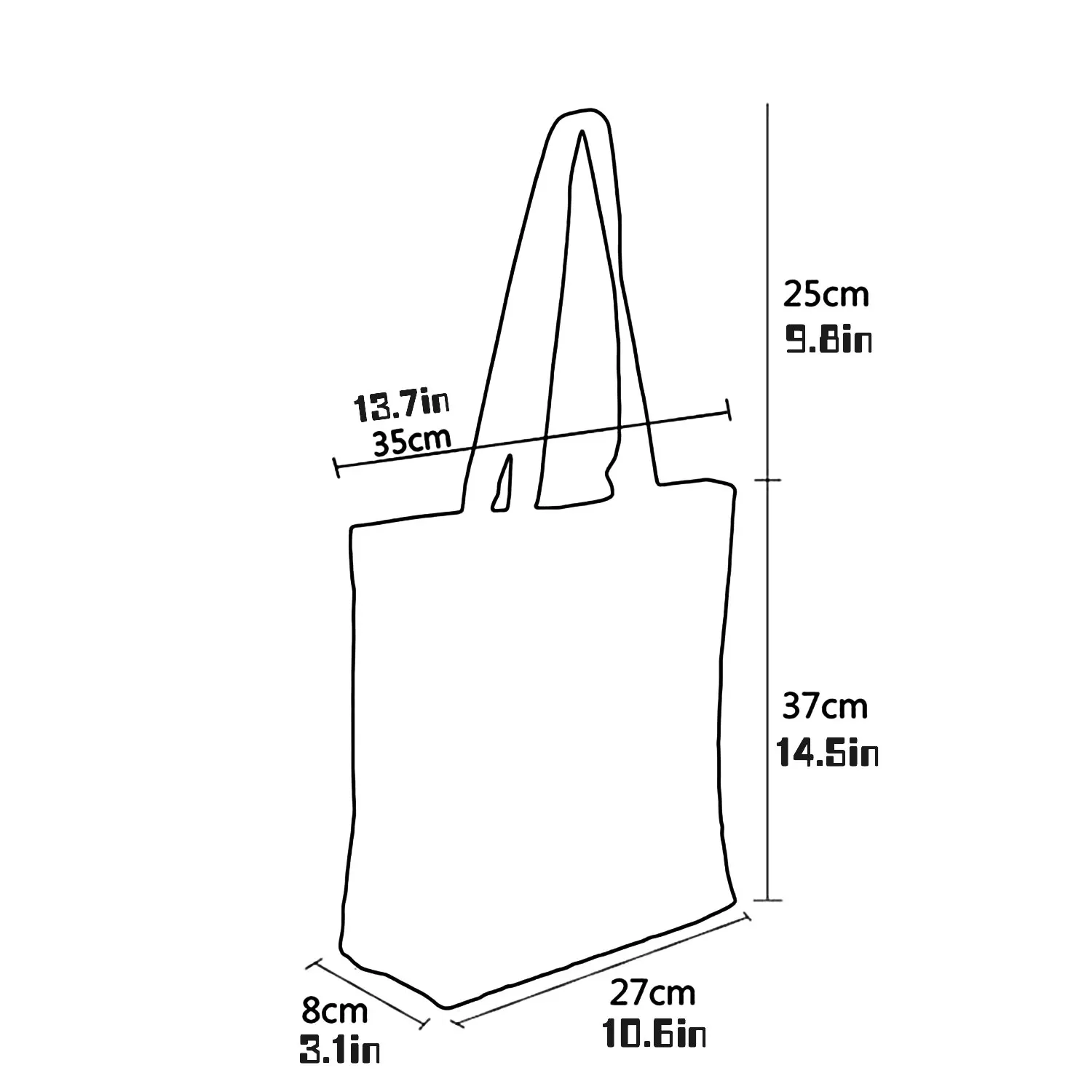 Cute Shih Tzu Print Shopping Bags Groceries Women Handbags - Image 2