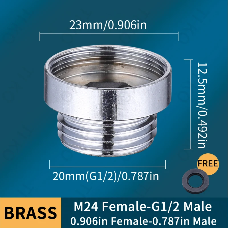 Brass Faucet Adapter Male Female Kitchen Converter For Aerator - Image 16