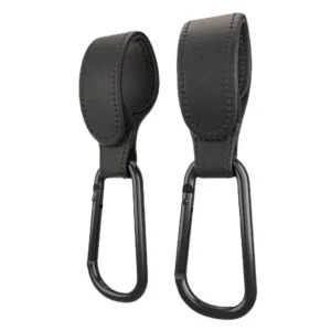 Baby Stroller Hook Fashion Pu Leather Adjustable Pram Hook