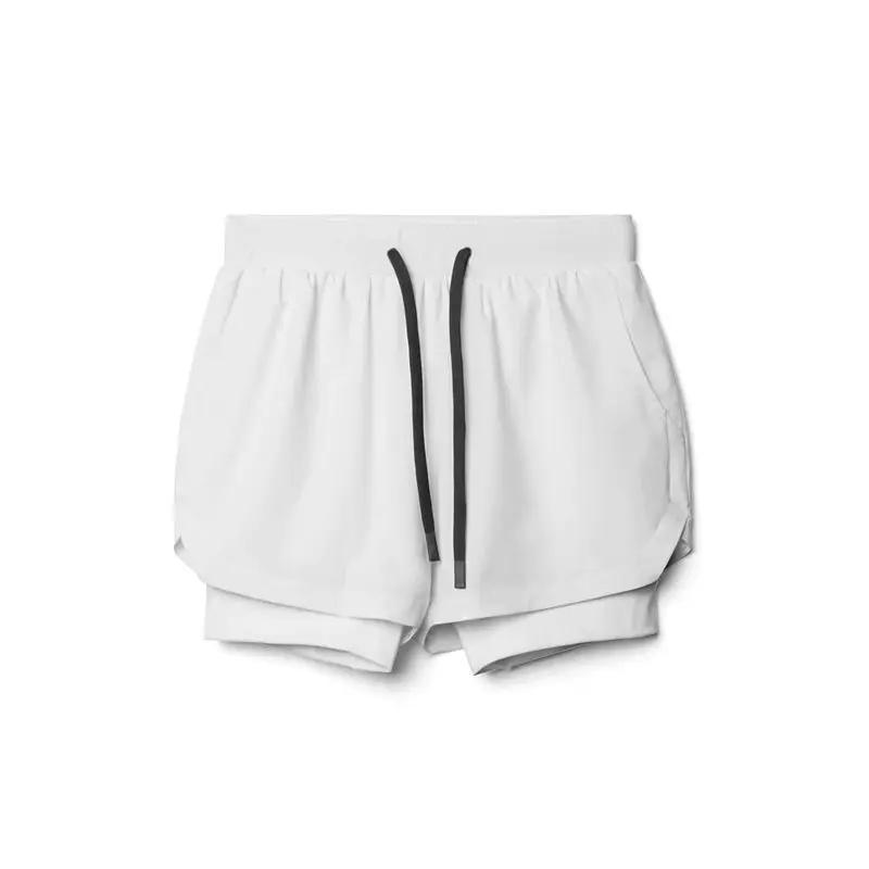 Men S 2 In 1 Running Gym Shorts Breathable - Image 9