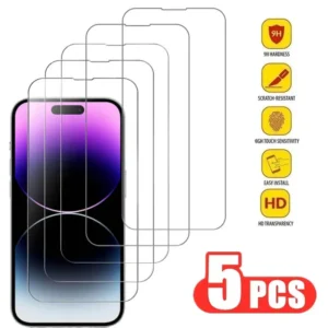 Tempered Glass Screen Protector – for iPhone 14/15 Pro