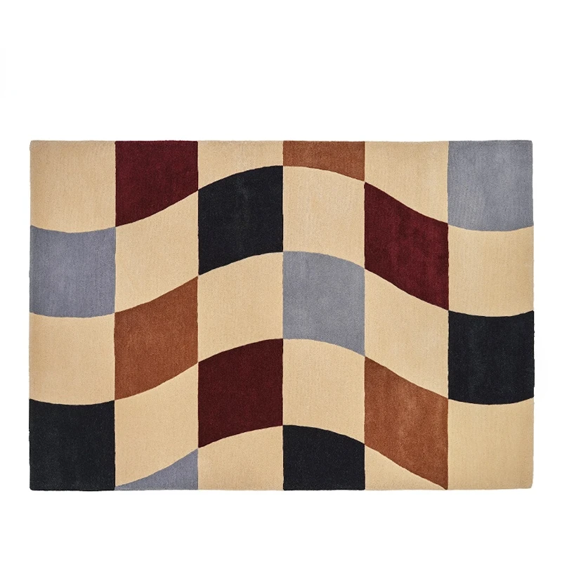 Modern Style Bedroom Decor Bedside Carpet Thicken Trendy Art - Image 15