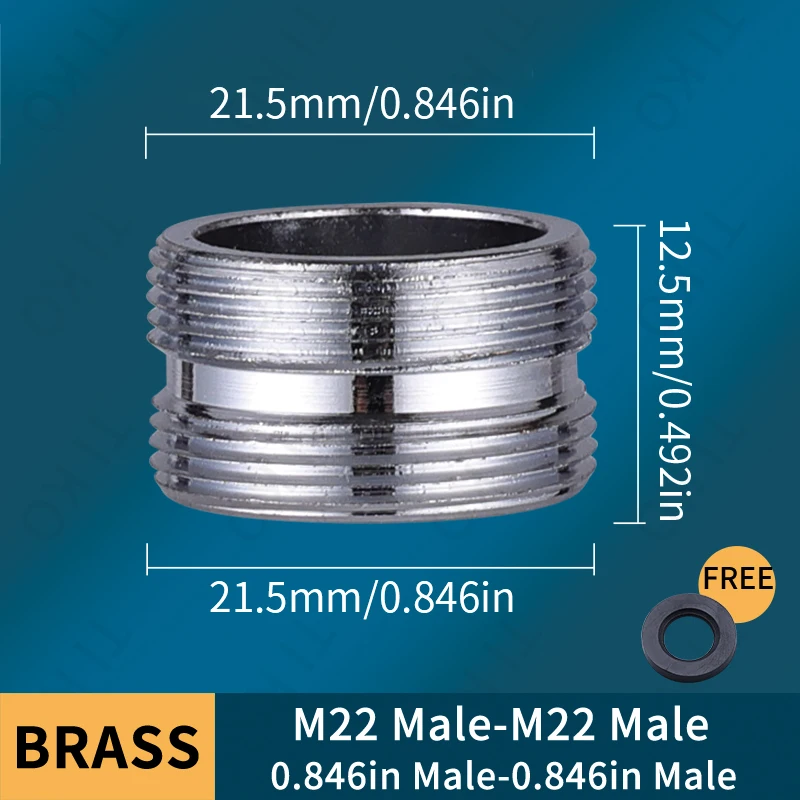 Brass Faucet Adapter Male Female Kitchen Converter For Aerator - Image 25