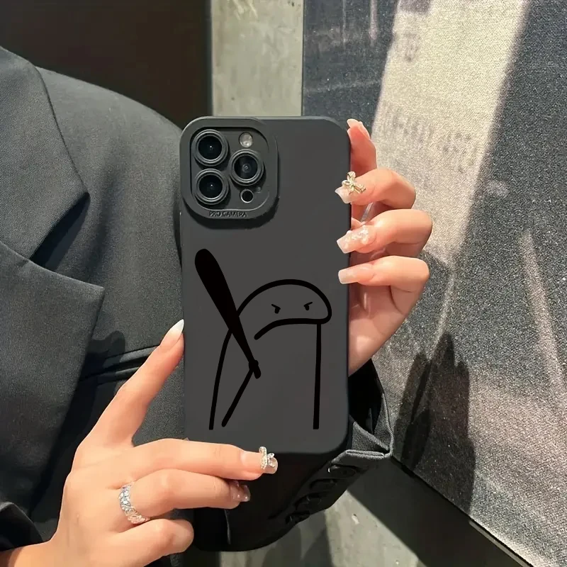 Cute Cartoon Matchman Silicone Phone Case For Iphone 16 - Image 3