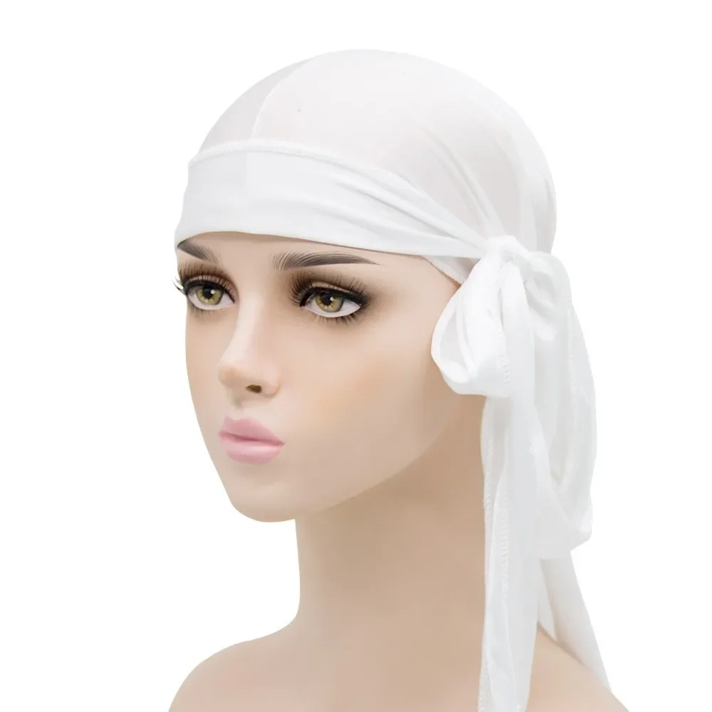 Unisex Satin Durag Bandana – Extra Long Tail - Image 6