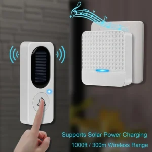 Outdoor Doorbell Solar Charging With Light Solar Wireless Doorbell