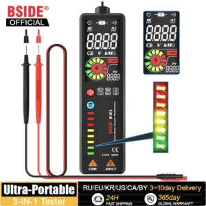 Bside Voltage Tester Digital Multimeter Color Lcd Non-contact Live
