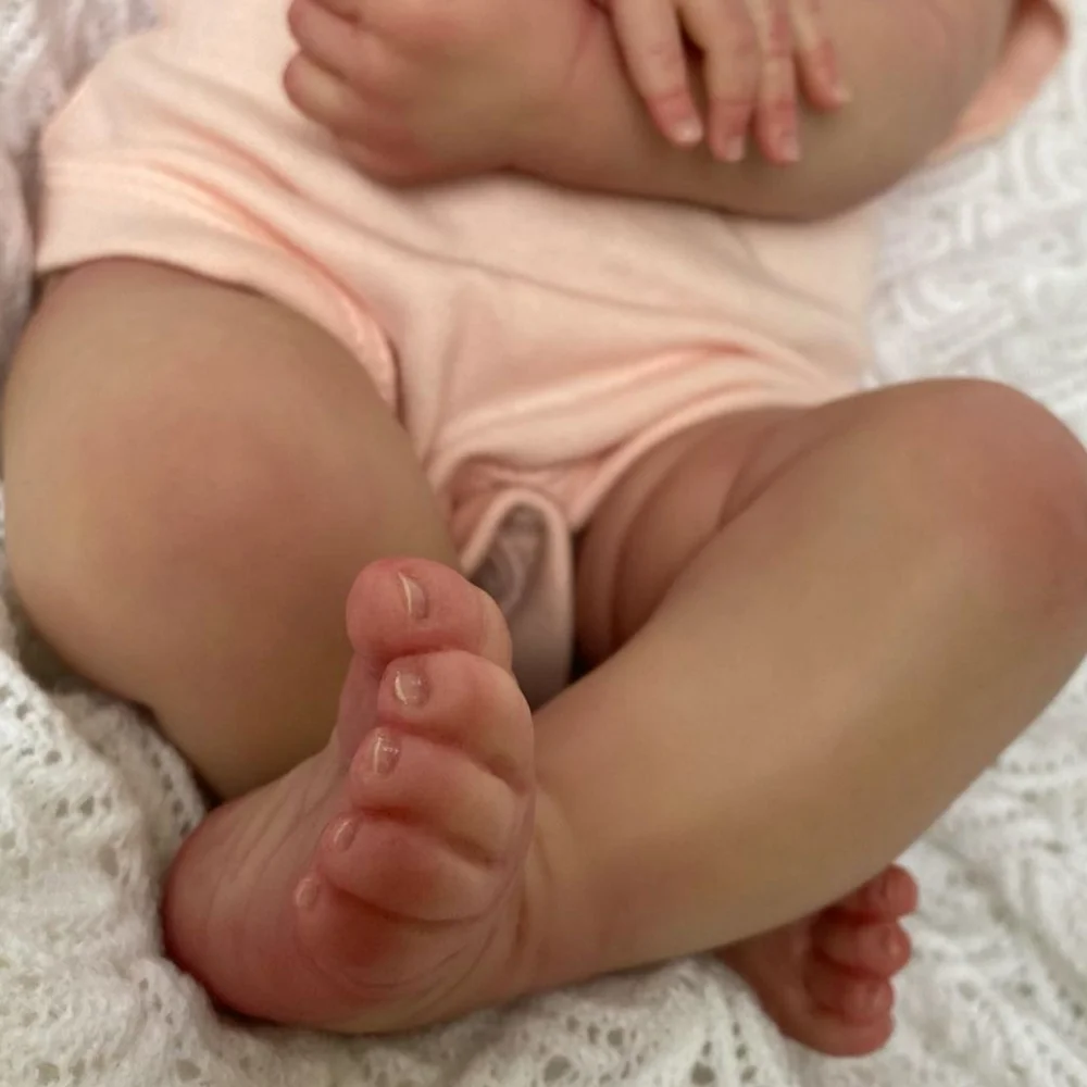 Finished Reborn Doll Meadow Vinyl Or Cloth Body Newborn - Image 3