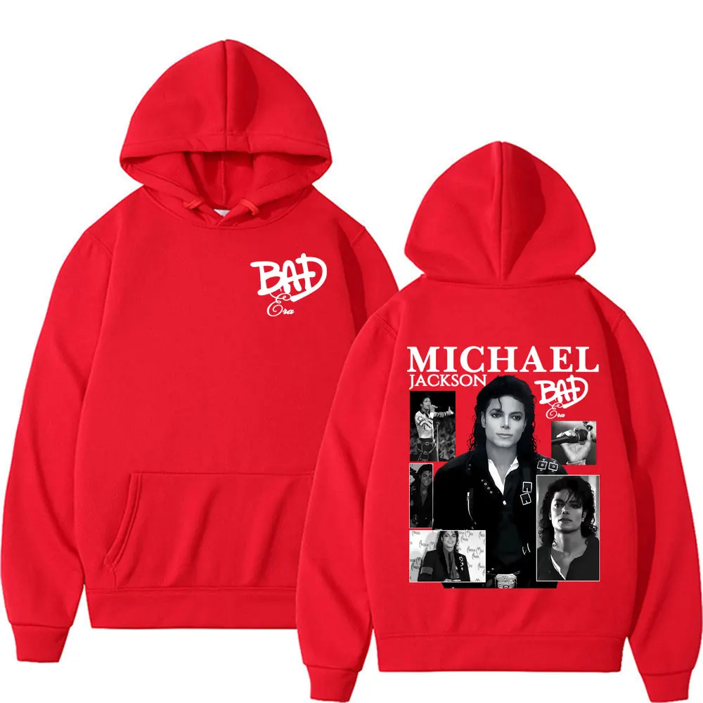 King Of Pop Michael Jackson Bad Era Album Hooded - Image 7