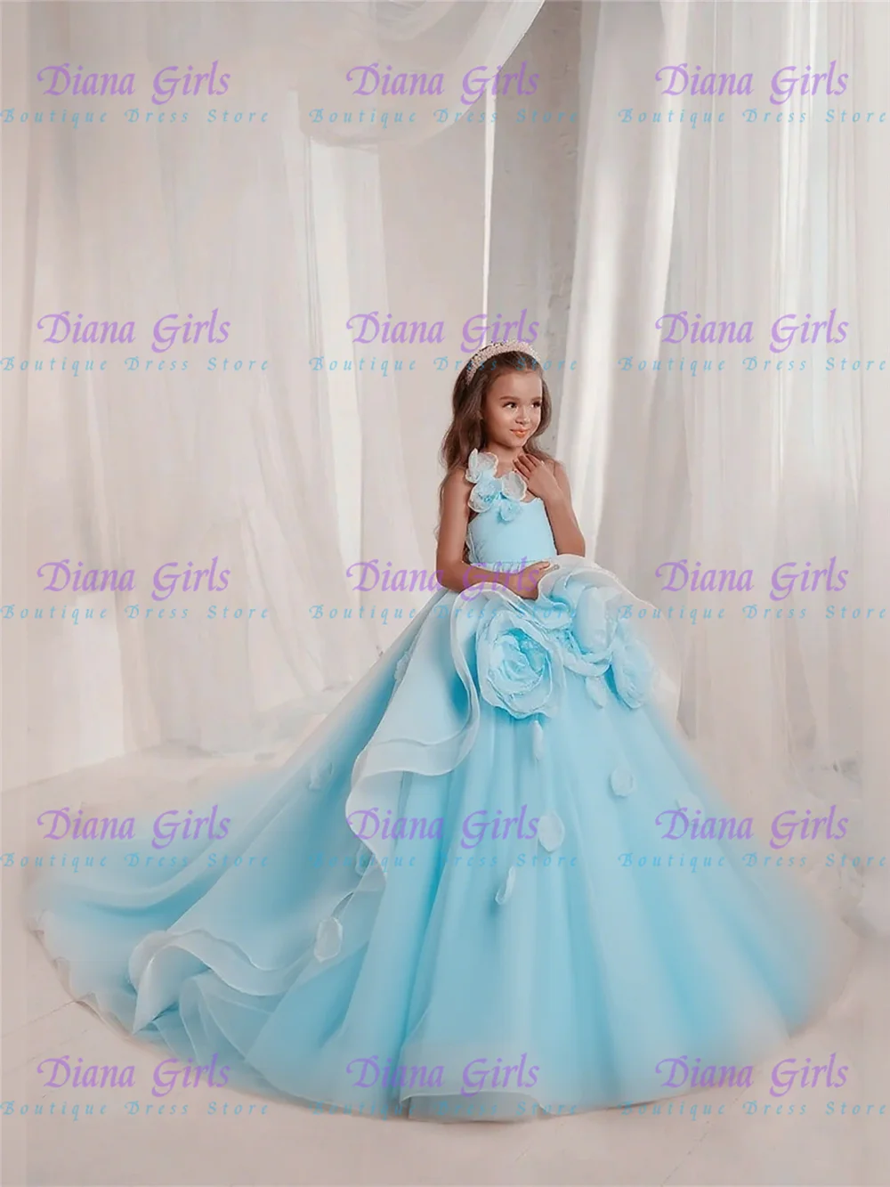 Flower Girl Dress Wedding Dresses Appliques Princess Evening Gowns - Image 10