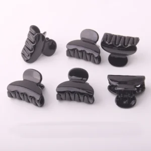 Mini Claw Hair Clips – 6 Piece Set