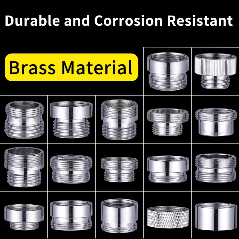 Brass Faucet Adapter Male Female Kitchen Converter For Aerator - Image 5