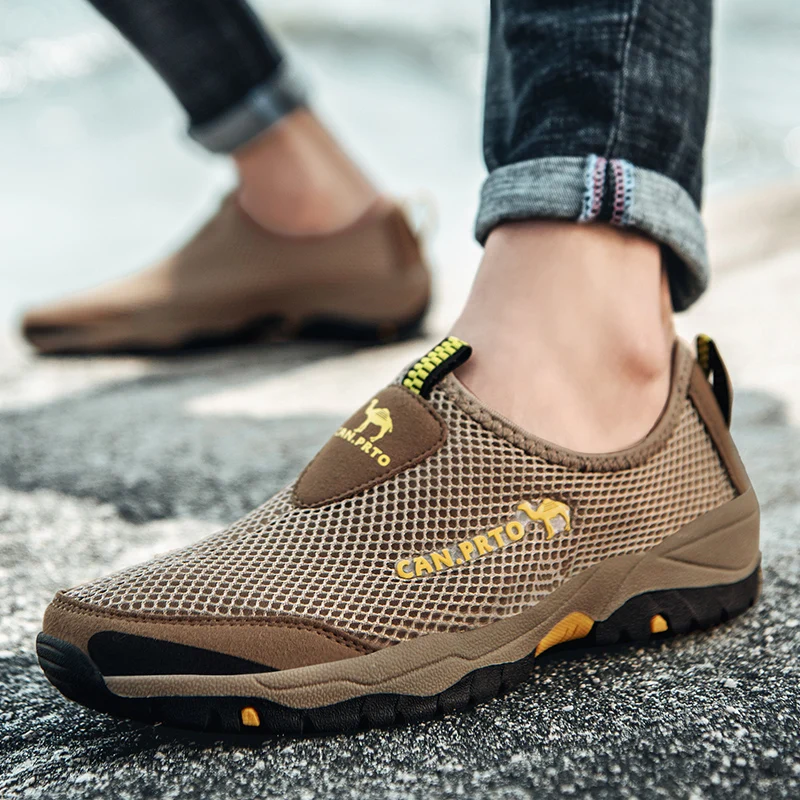 Fashion Summer Shoes Men Casual Shoes Mesh Outdoor Breathable - Image 5