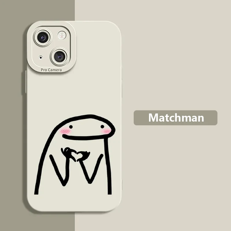 Cute Cartoon Matchman Silicone Phone Case For Iphone 16 - Image 12
