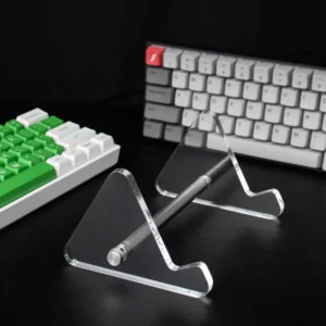 Transparent Acrylic Keyboard Display Stand Stable Layered Desktop Rack