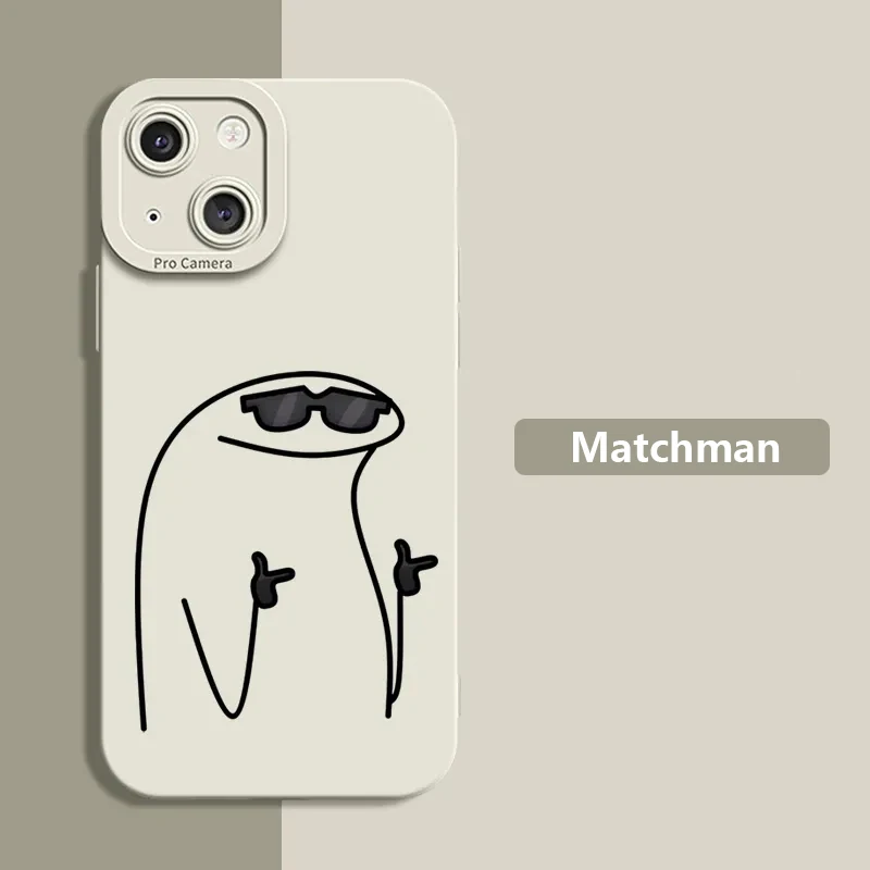 Cute Cartoon Matchman Silicone Phone Case For Iphone 16 - Image 8