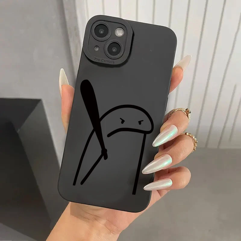 Cute Cartoon Matchman Silicone Phone Case For Iphone 16 - Image 2