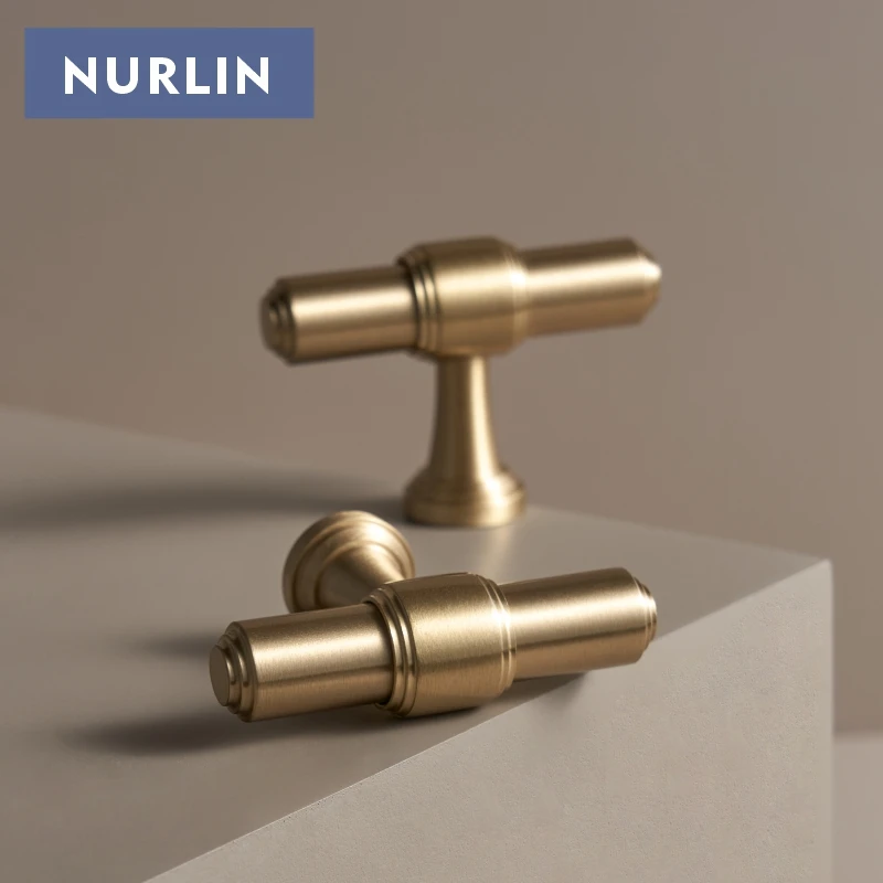 Nurlin Solid Brass French Style Luxury Cabinet Knobs Wardrobe