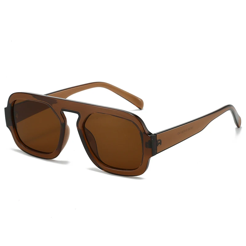 Retro Square Sunglasses – Gradient Lens - Image 10