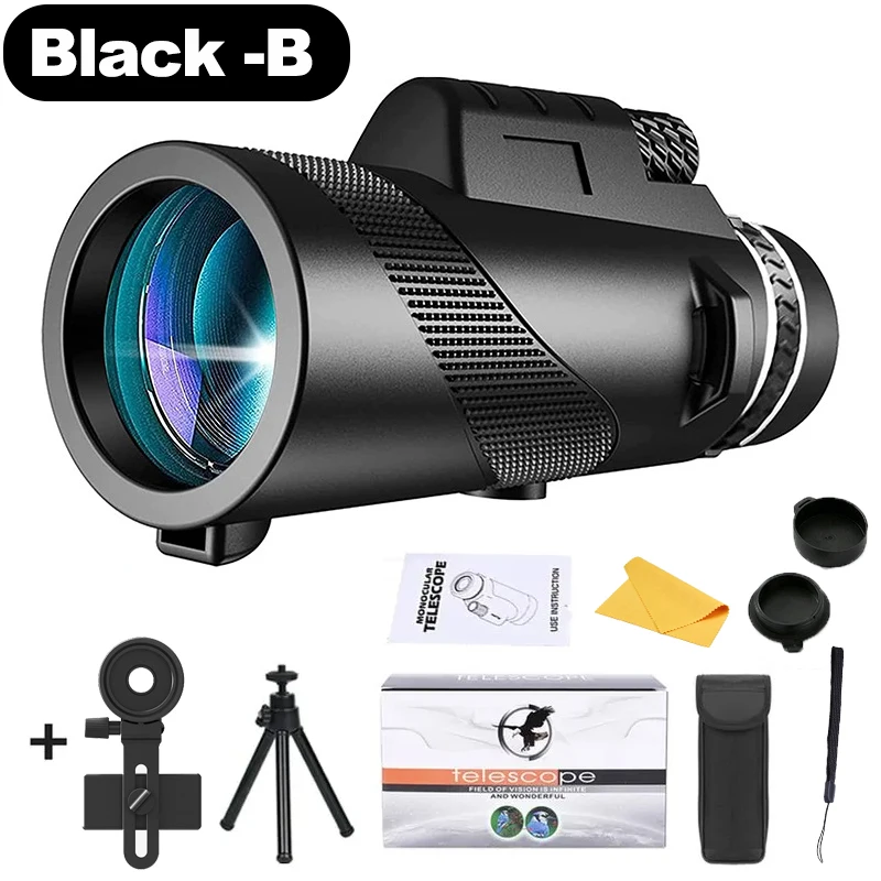 Portable HD Zoom Monocular Telescope 80×100 - Image 7