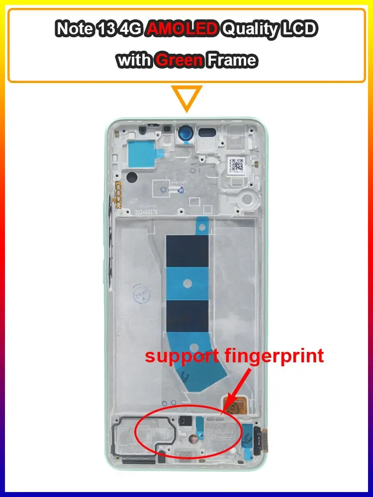 AMOLED Display Assembly – for Redmi Note 13 4G - Image 17