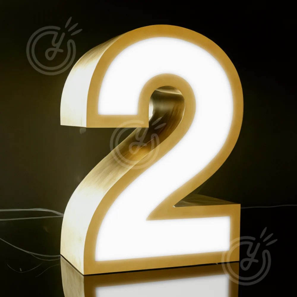 Custom House Number Outdoor 3d Led Metal Letters Sign - Image 14