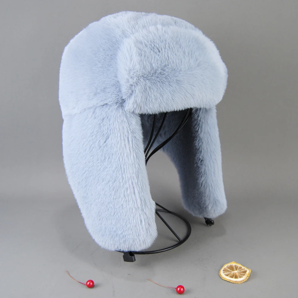 Winter Faux Fur Hat – Warm Ear Protection - Image 3