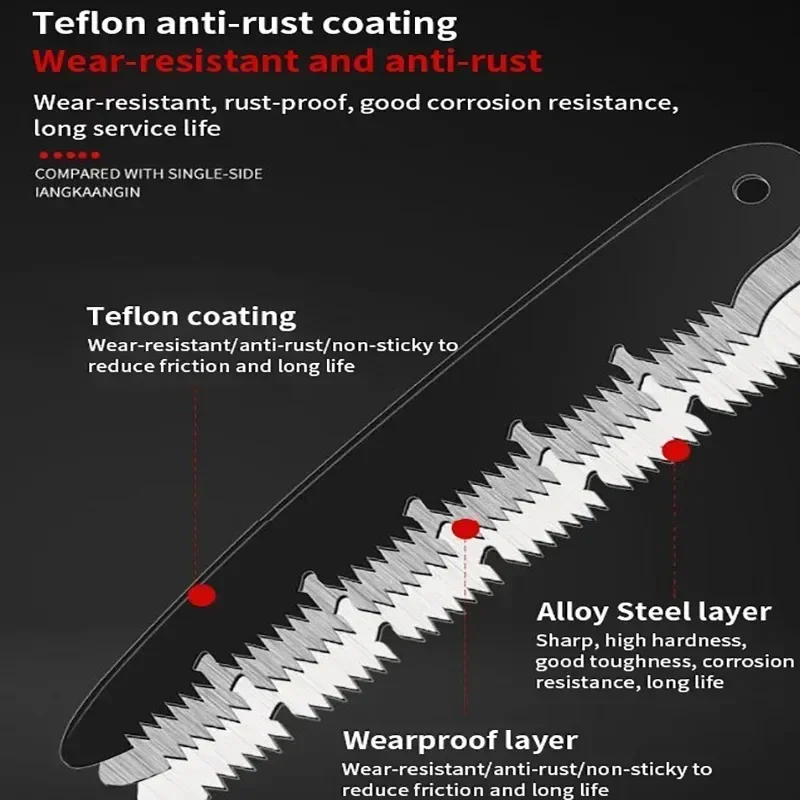 Multifunctional Folding Hand Saw Outdoor Logging Saw Woodworking Folding - Image 6