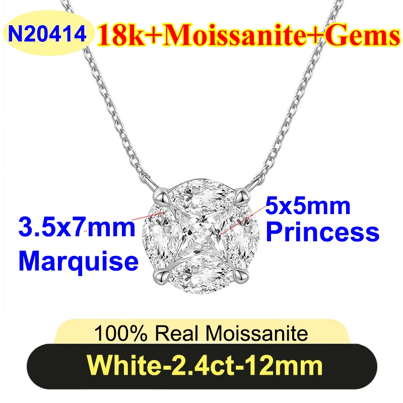 Purenew Princess Marquise Cut Moissanite Earrings For Women S925 - Image 10