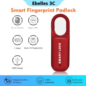 Smart Home Biometric Electronic Lock Fingerprint Locks Padlock Keyless