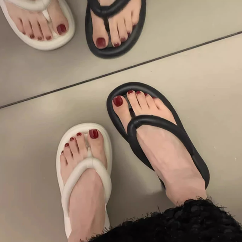 Summer Candy Colors Flip Flops Beach Soft Bottom Flat Slippers for Women Men Outdoor Lightweight Non Slip Flat Slide Sandals - Image 3