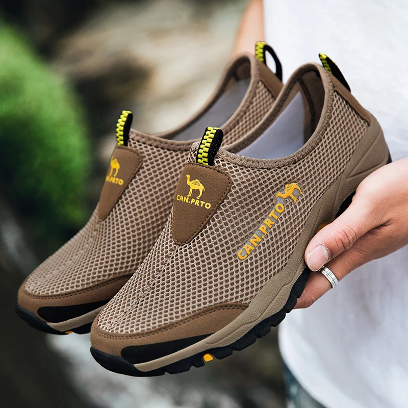 Fashion Summer Shoes Men Casual Shoes Mesh Outdoor Breathable - Image 2