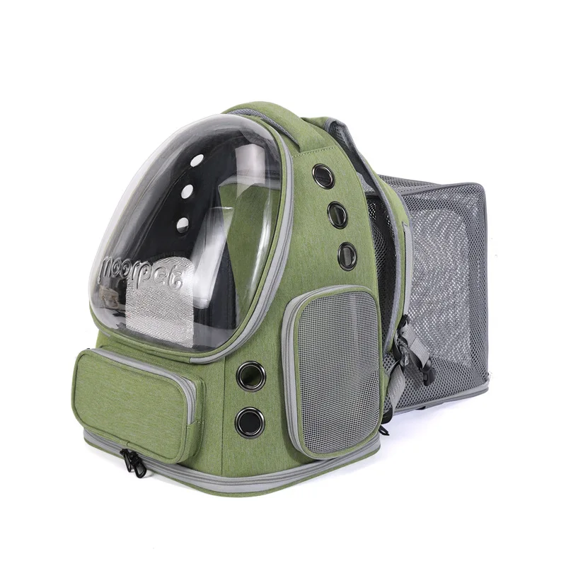 Spacious Expandable Pet Backpack Carrier With Dual Shoulder Straps - Image 10