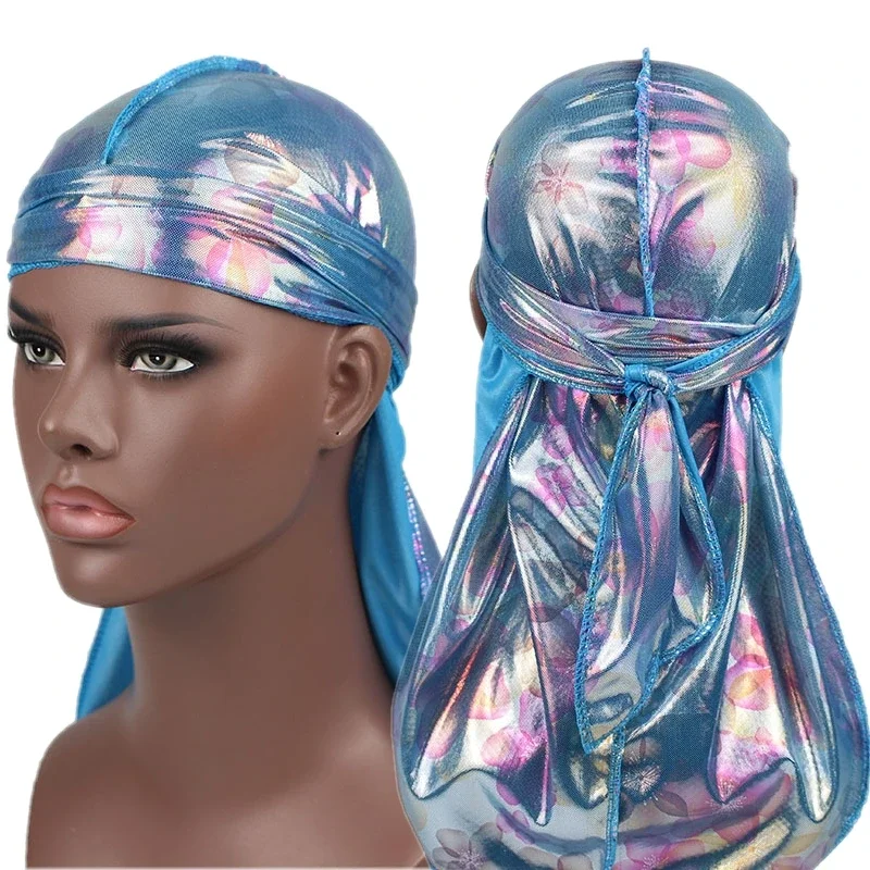 Unisex Satin Durag Bandana – Extra Long Tail - Image 26