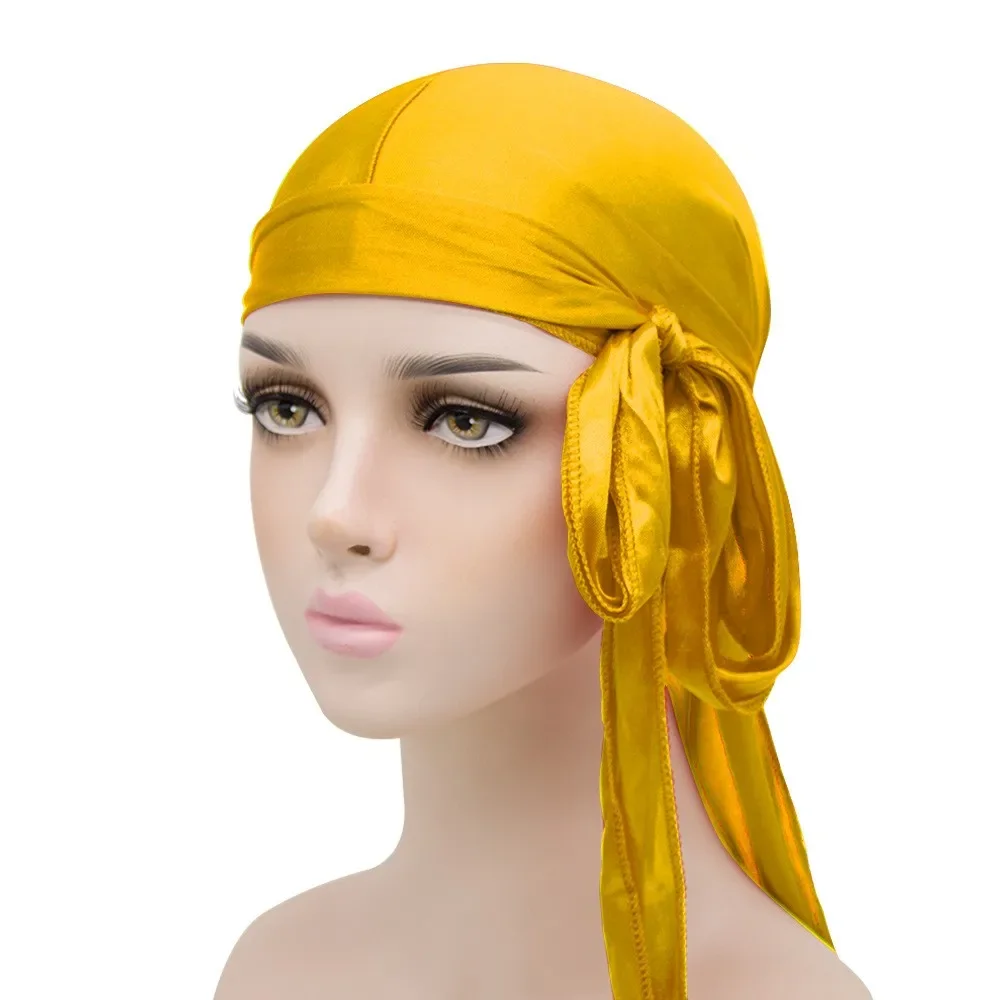 Unisex Satin Durag Bandana – Extra Long Tail - Image 18