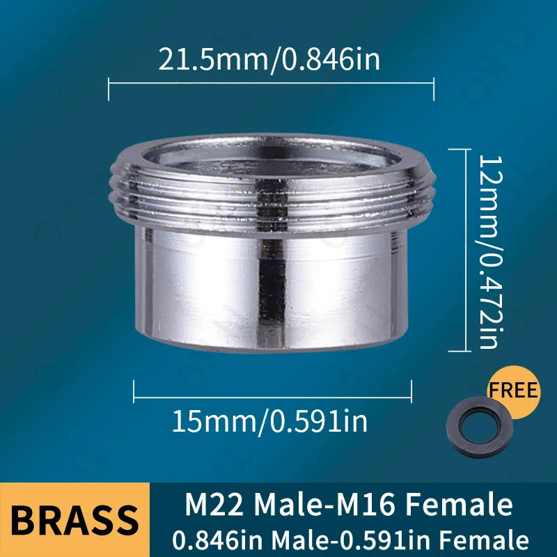 Brass Faucet Adapter Male Female Kitchen Converter For Aerator - Image 10