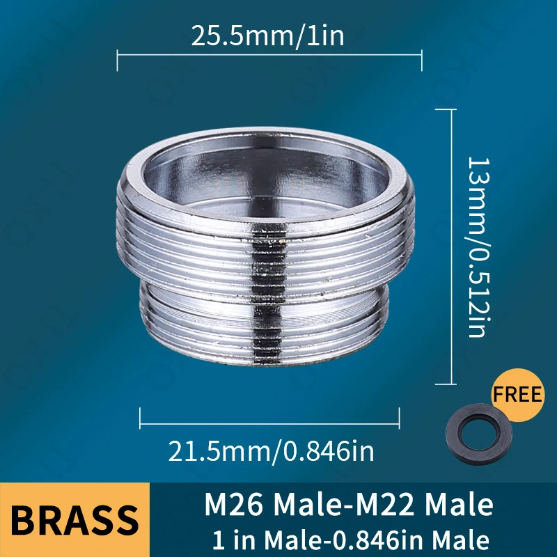 Brass Faucet Adapter Male Female Kitchen Converter For Aerator - Image 18