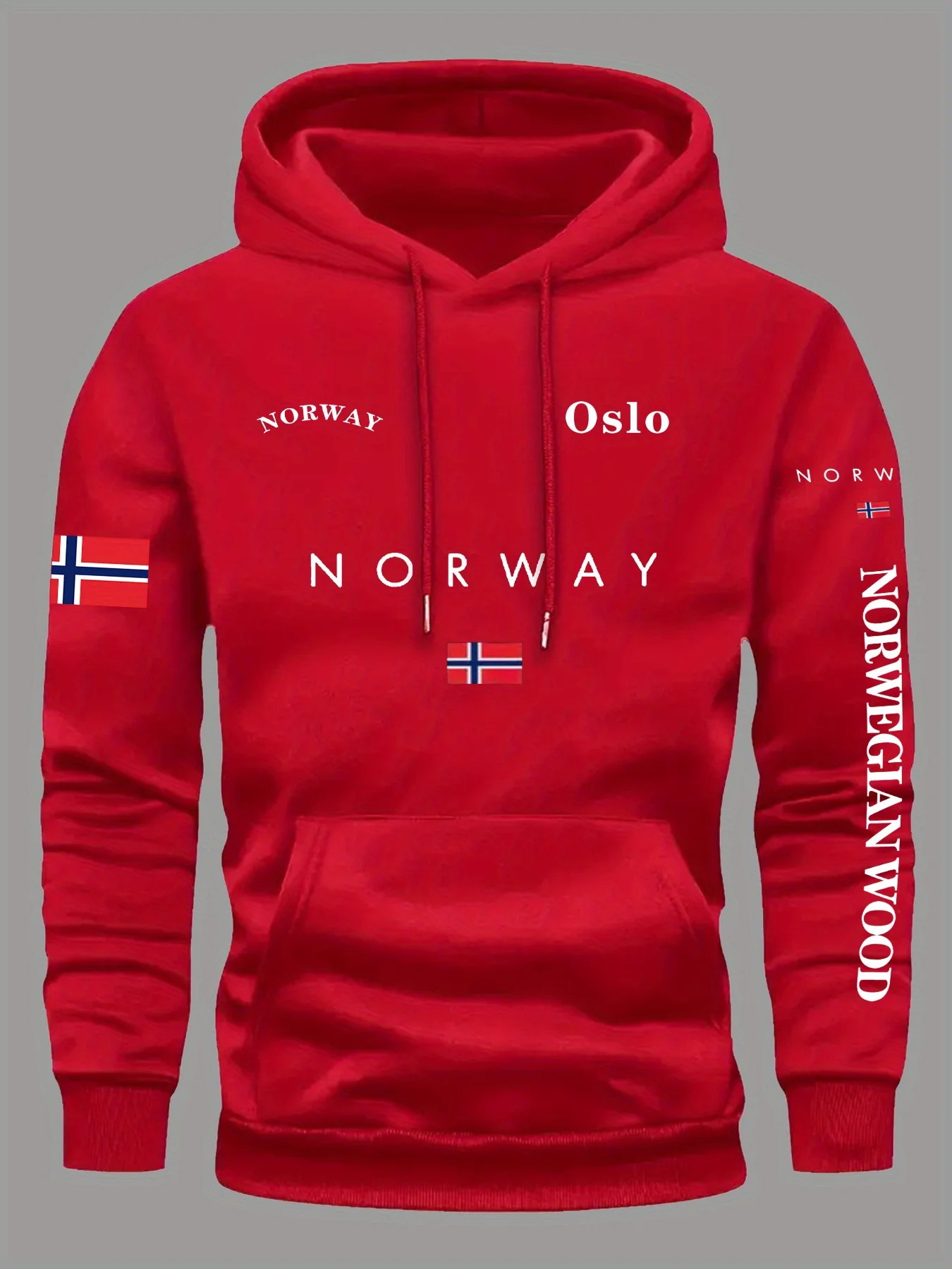 Norway Flag Hoodies Men Women Outdoor Sport Street Adventure