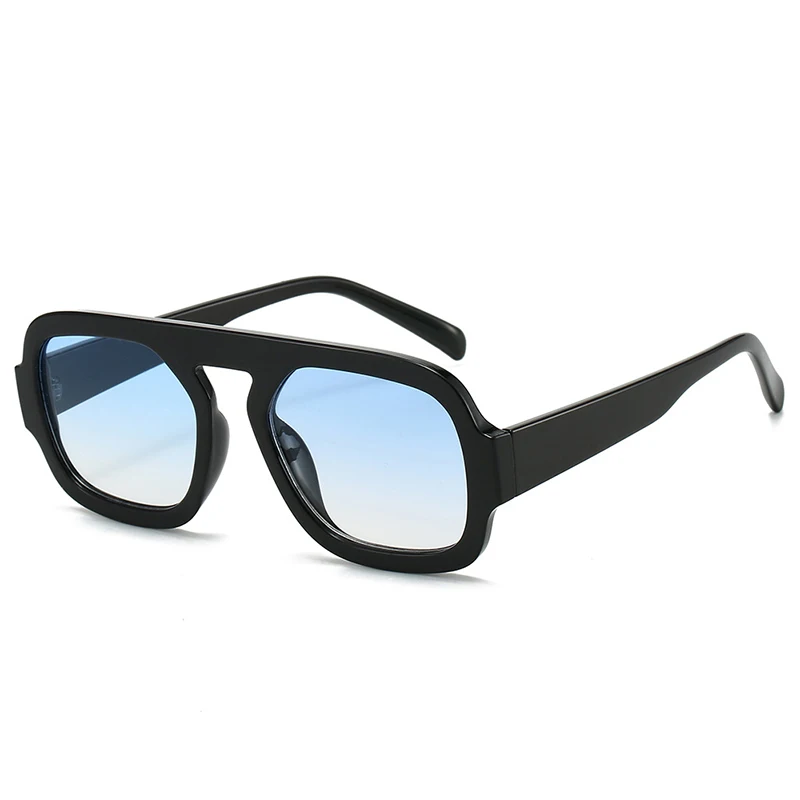 Retro Square Sunglasses – Gradient Lens - Image 8