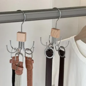 360° Rotating Belt Hanger – Metal Rack