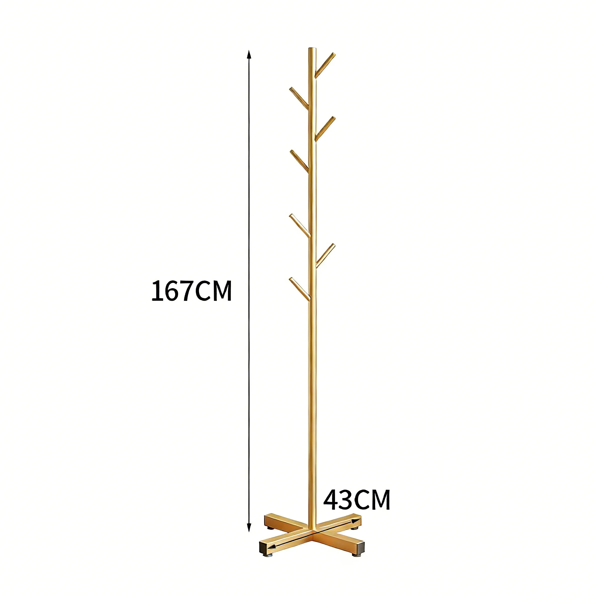 Floor Standing Clothes Rack Household Coat Hanger Simple Storage - Image 2