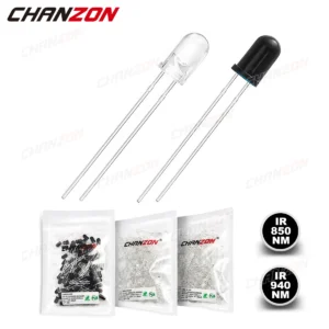 5mm Ir Led Emitting Diode 850nm 940nm Emitter Receiver