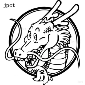 Ctcm 13.3cm * 15cm Dragon Fun Vinyl Shape Motorcycle