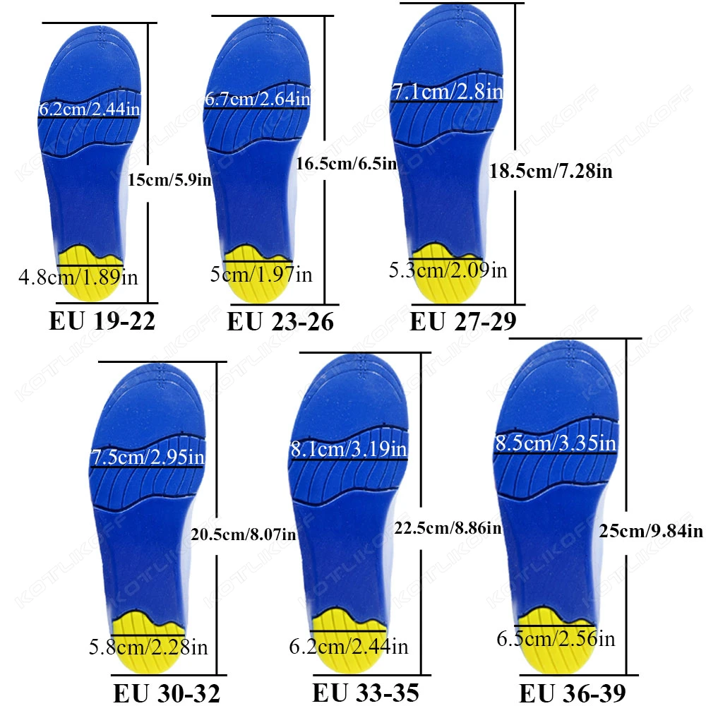 Adult Children S Orthotic Insoles Arch Support For Flat - Image 5