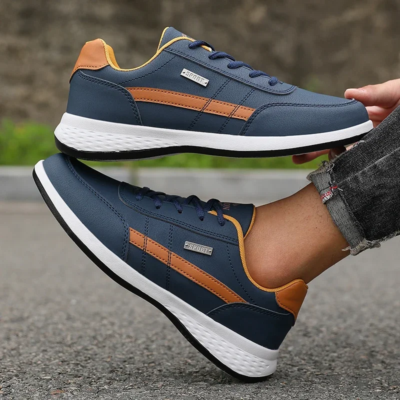 Men S Tennis Korean Edition Lightweight Fashion Sneakers Designer - Image 9