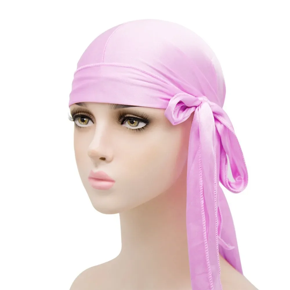 Unisex Satin Durag Bandana – Extra Long Tail - Image 30