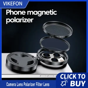 52mm CPL Polarizer Filter Magnetic Holder For iPhone 16 15 14 Pro Max Plus Andriod Smartphone for Vlogging Filter Stand bracket